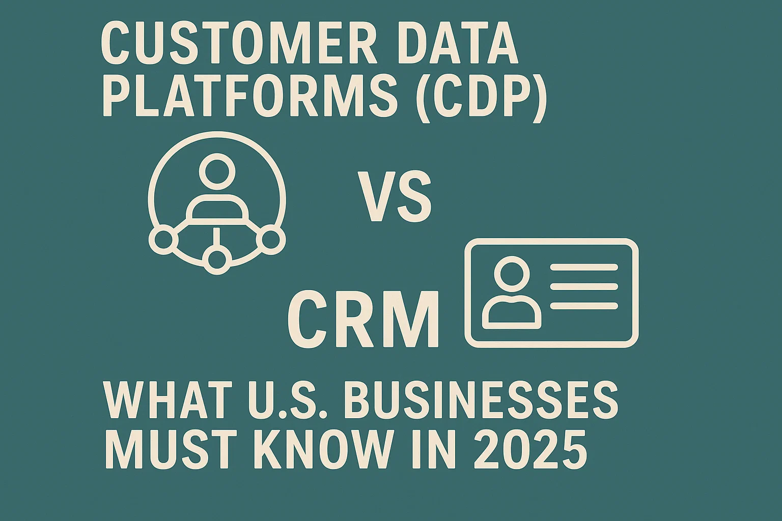 Customer Data Platforms (CDP) vs CRM: What U.S. Businesses Must Know in 2025 Hero Image